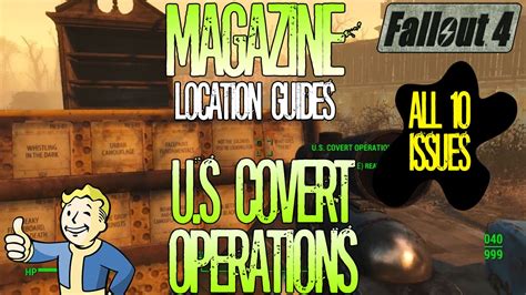 fallout 4 covert ops locations|fallout 4 magazine guide.